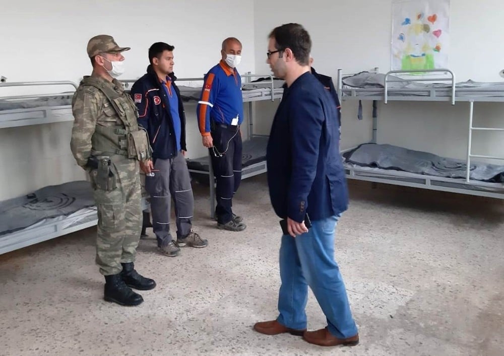 Barış Pınarı bölgesine karantina misafirhanesi 