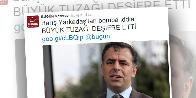 Barış Yarkadaş-Paralel Medya ortaklığında yeni zırva