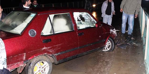 Bariyerler faciayı önledi!