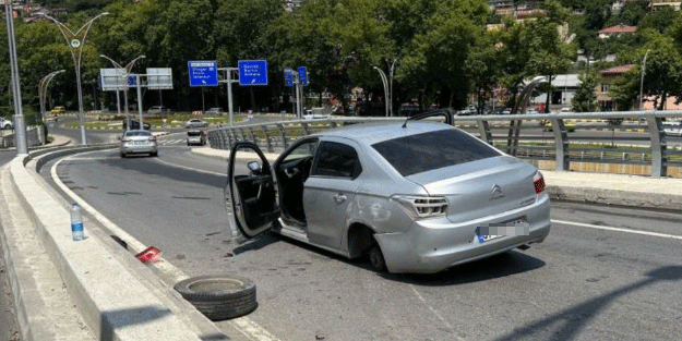 Bariyerlere çarpıp durabildi