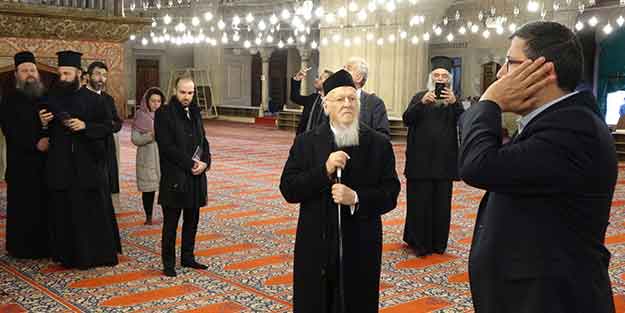 Bartholomeos hayran kaldı!