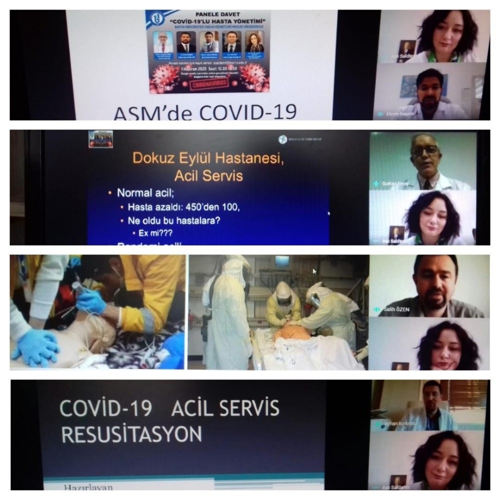 Bartın Üniversitesi’nde “Covid-19’lu Hasta Yönetimi Paneli” gerçekleştirildi 