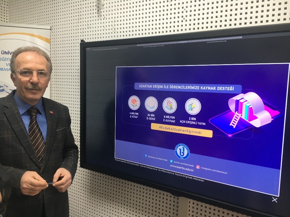 Bartın Üniversitesi’nden öğrencilerine ‘Sanal Kütüphane’ desteği 