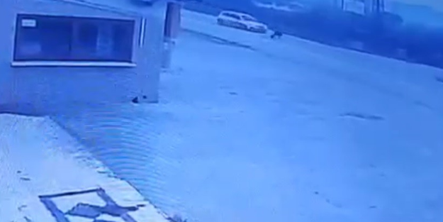 Bartın'da bir kişinin öldüğü kaza kameralara yansıdı