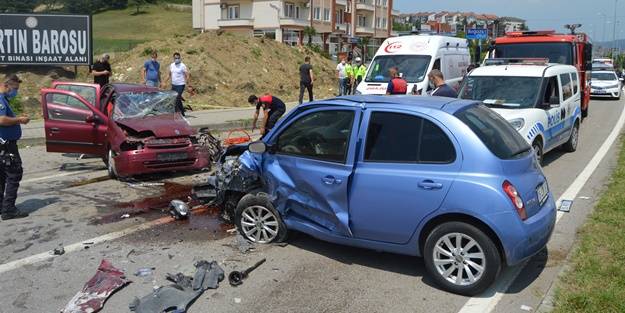 Bartın'da feci kaza: 1 ölü, 1 yaralı