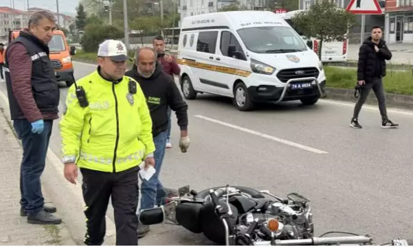 Bartın'da feci kaza: Motosiklet sürücüsü öldü