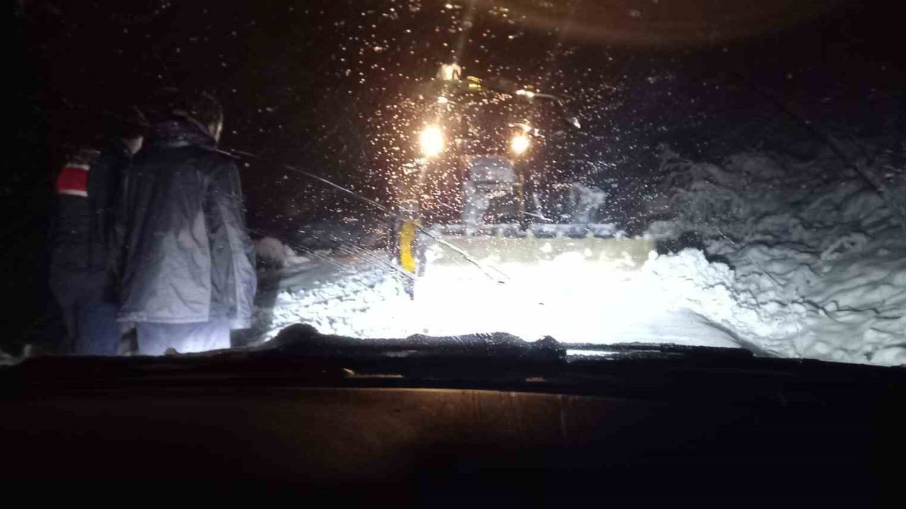 Bartın’da kar yağışı etkili oldu! Araçlar yolda kaldı