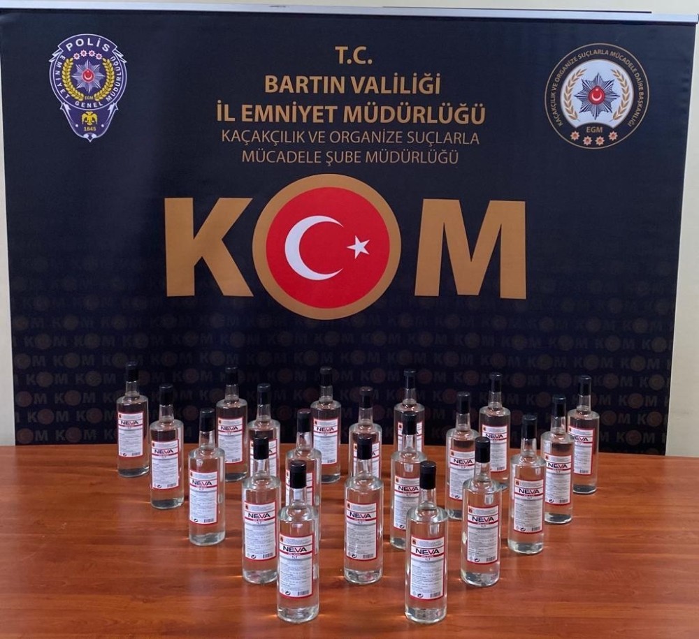 Bartın’da sahte içki operasyonu 