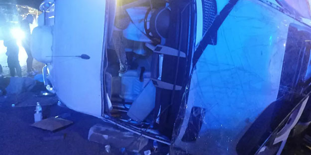 Bartın'daki maden kazası sonrası bir kötü haber daha! 1. Lig futbol takımı kaza yaptı