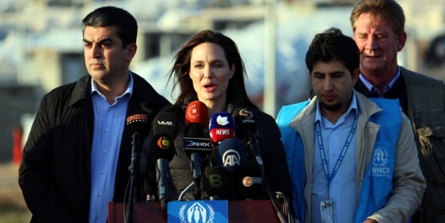 Barzani Angelina Jolie'yi kabul etti