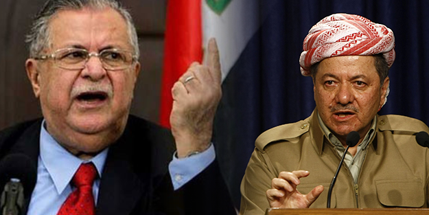Barzani ve Talabani karşı karşıya!