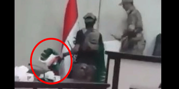 Barzani'ye büyük şok! Kürdistan bayrağı meclisten indirildi