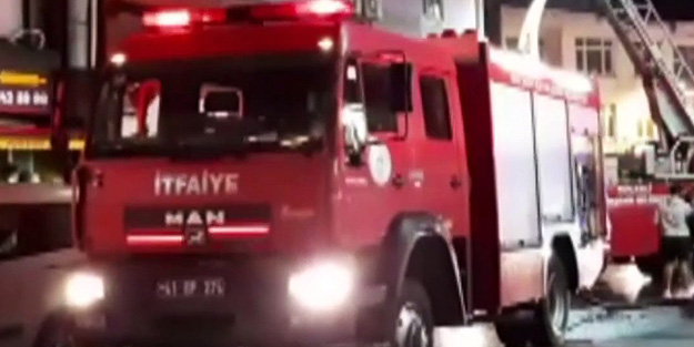 Başakşehir’de yangın paniği! 6 kişilik aile kurtuldu