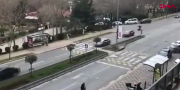 Başakşehir'deki dehşet anları güvenlik kamerasında!