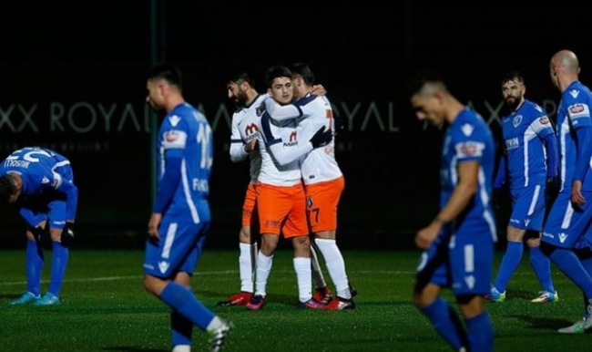 Başakşehir'den Kukesi'ye 3 gol