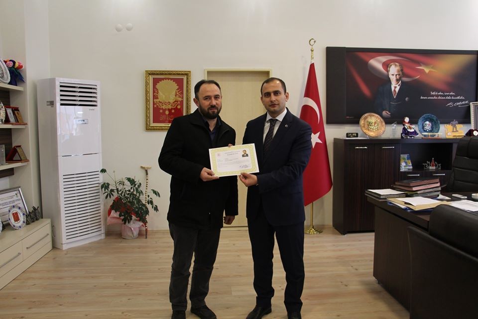 Başarılı imam ödüllendirildi 