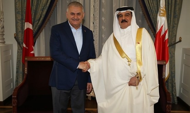 Başbakan Binali Yıldırım, Bahreyn Kralı ile görüştü