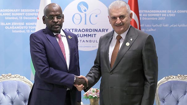 Başbakan Binali Yıldırım, Cibuti Başbakanı Muhammed ile görüştü