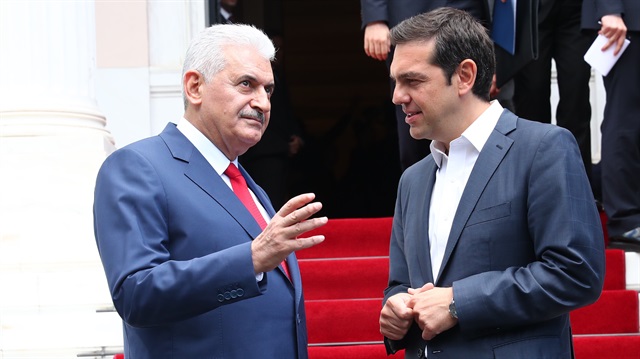 Başbakan Binali Yıldırım Çipras ile görüştü