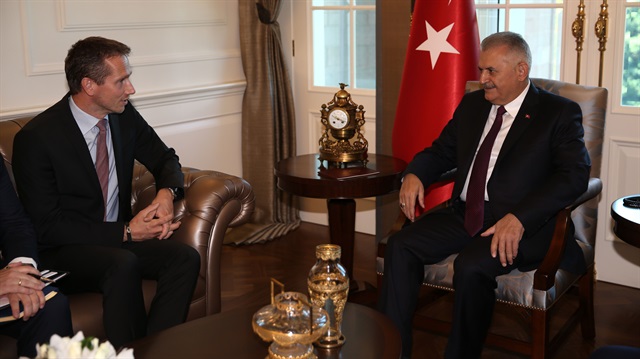 Başbakan Binali Yıldırım Danimarkalı Bakan'ı kabul etti