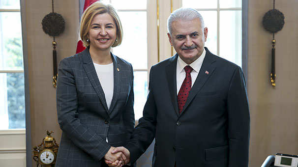 Başbakan Binali Yıldırım, Gökoğuz Yeri Özerk Bölgesi Başkanı Vlah'ı kabul etti