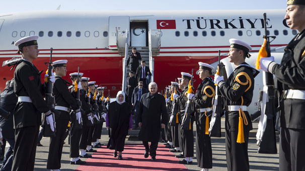 Başbakan Binali Yıldırım Güney Kore'ye gitti