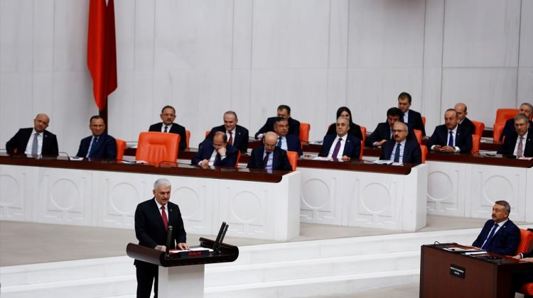 Başbakan Binali Yıldırım teşekkür konuşması yaptı