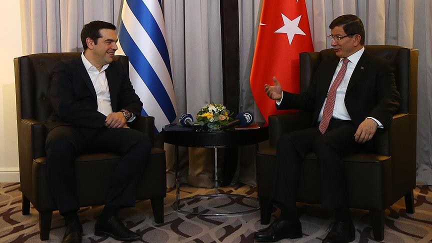 Başbakan Davutoğlu, Çipras ile görüşecek