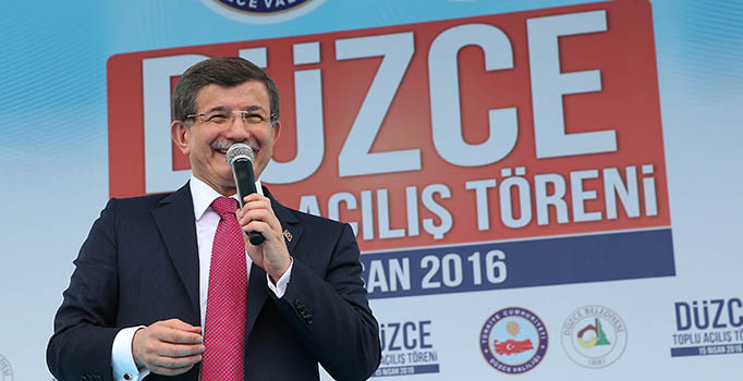 Başbakan Davutoğlu Düzce'de toplu açılış töreninde konuştu