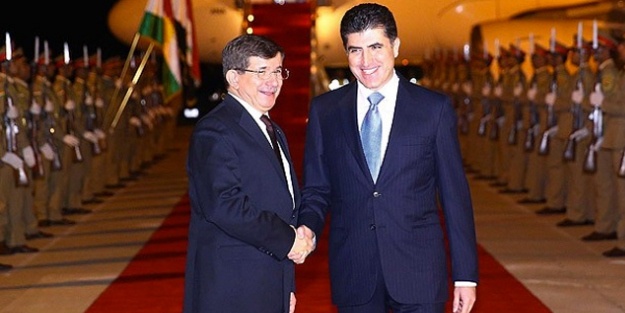 Başbakan Davutoğlu Erbil'de