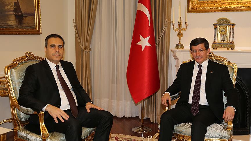 Başbakan Davutoğlu Fidan’ı kabul etti