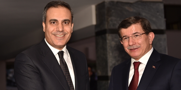 Başbakan Davutoğlu, MİT Müsteşarı Fidan'ı kabul etti