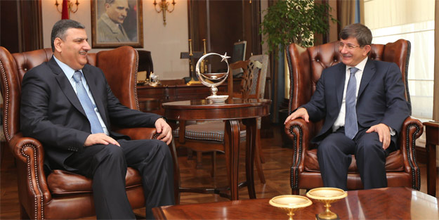 Davutoğlu, Riyad Hicab ile görüştü