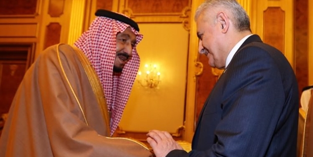 Başbakan Yıldırım Kral Selman'la görüştü
