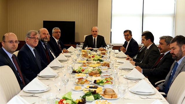 Başbakan Yardımcısı Kurtulmuş RTÜK üyeleriyle bir araya geldi