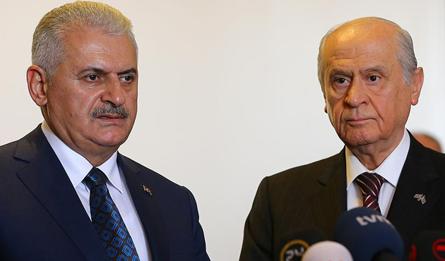 Başbakan Yıldırım-Bahçeli görüşmesi başladı