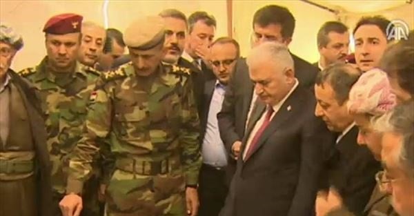 Başbakan Yıldırım Irak'ta cephe hattında