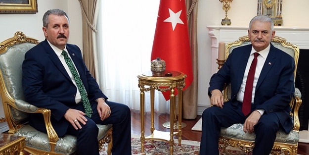 Başbakan Yıldırım Destici'yi kabul etti