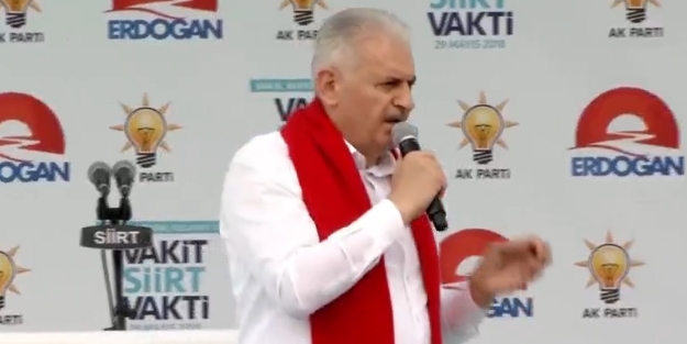 Başbakan Yıldırım Siirt'te müjdeyi verdi