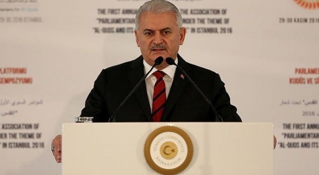 Başbakan Yıldırım: Kudüs'e sahip çıkmak geçmişe sahip çıkmaktır