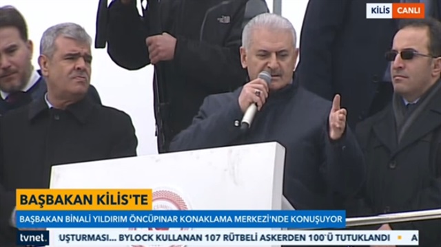 Başbakan Yıldırım Öncüpınar'da mültecilere seslendi