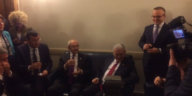 Başbakan Yıldırım'dan sürpriz görüşme