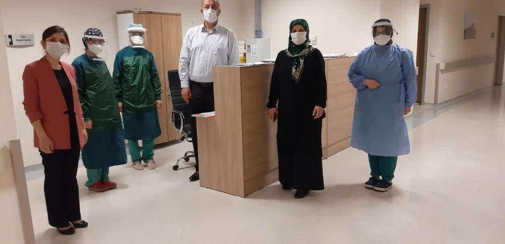 Başhekim Bilgin’den korona hastalarına moral 