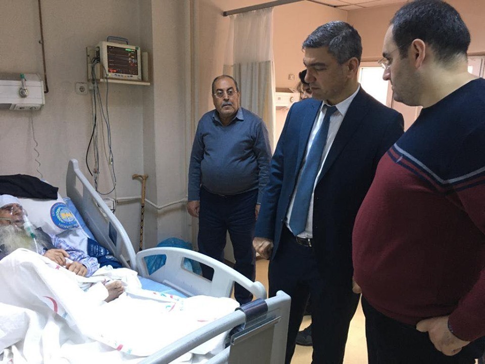 Başhekim Özkul’dan hasta ve personele moral ziyareti 