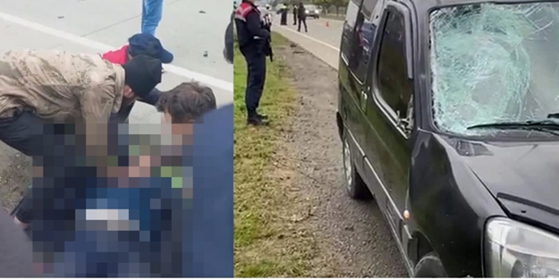 Başıboş köpeklerin kovaladığı belediye işçisi, feci şekilde can verdi!