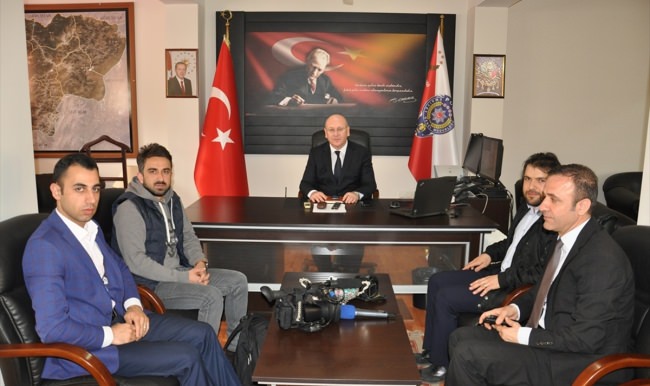 Basın mensuplarından Emniyet Müdürü Şengün'e ziyaret