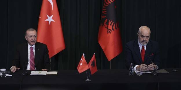 Basın toplantısına damga vuran soru: Erdoğan ve Rama'dan anlamlı cevap! 