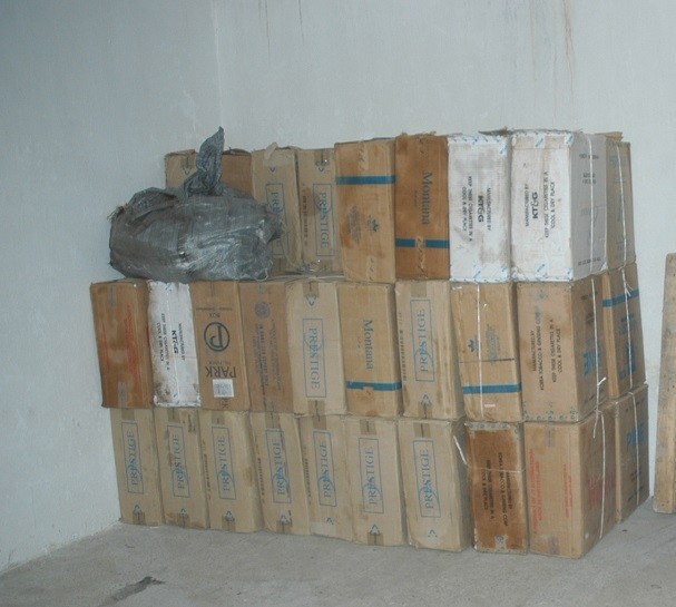Başkale de 9 bin 150 paket kaçak sigara ele geçirildi. 