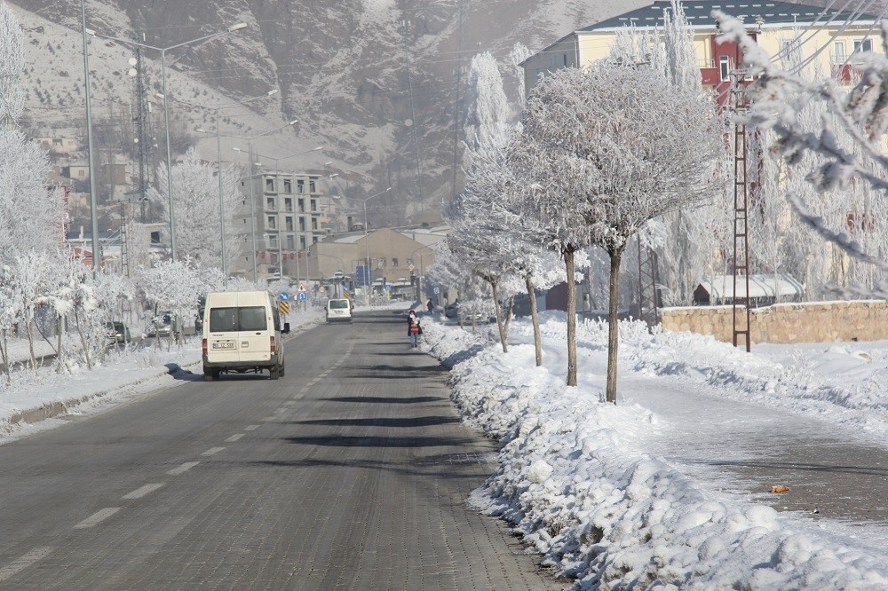 Başkale’de hayat adeta buz kesti 