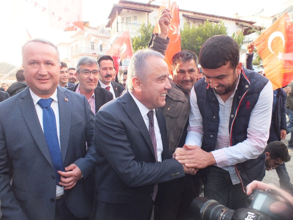 Başkan Adayı Böcek, Kaş’ta 